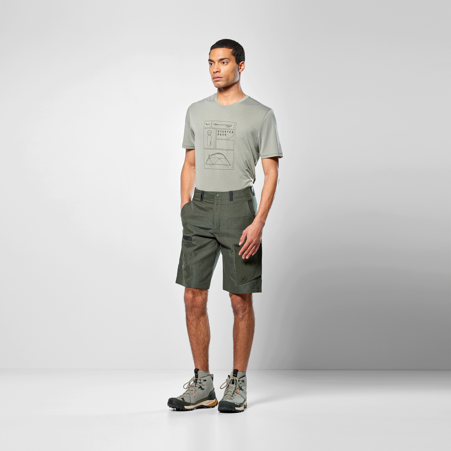 SALEWA PUEZ HEMP/DST - MIESTEN SHORTSIT