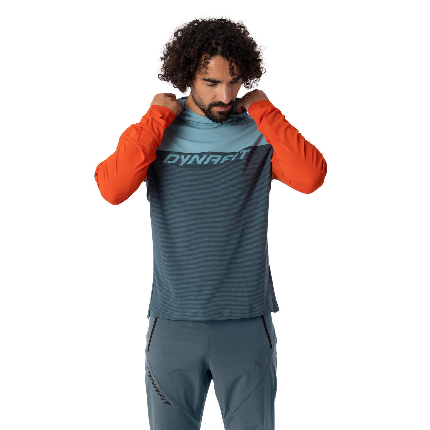 DYNAFIT TRAVERSE SUN HOODY M - HUPPARI UV-SUOJALLA
