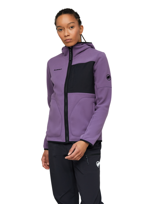 MAMMUT TAMARO ML HOODED JACKET W - FLEECETAKKI