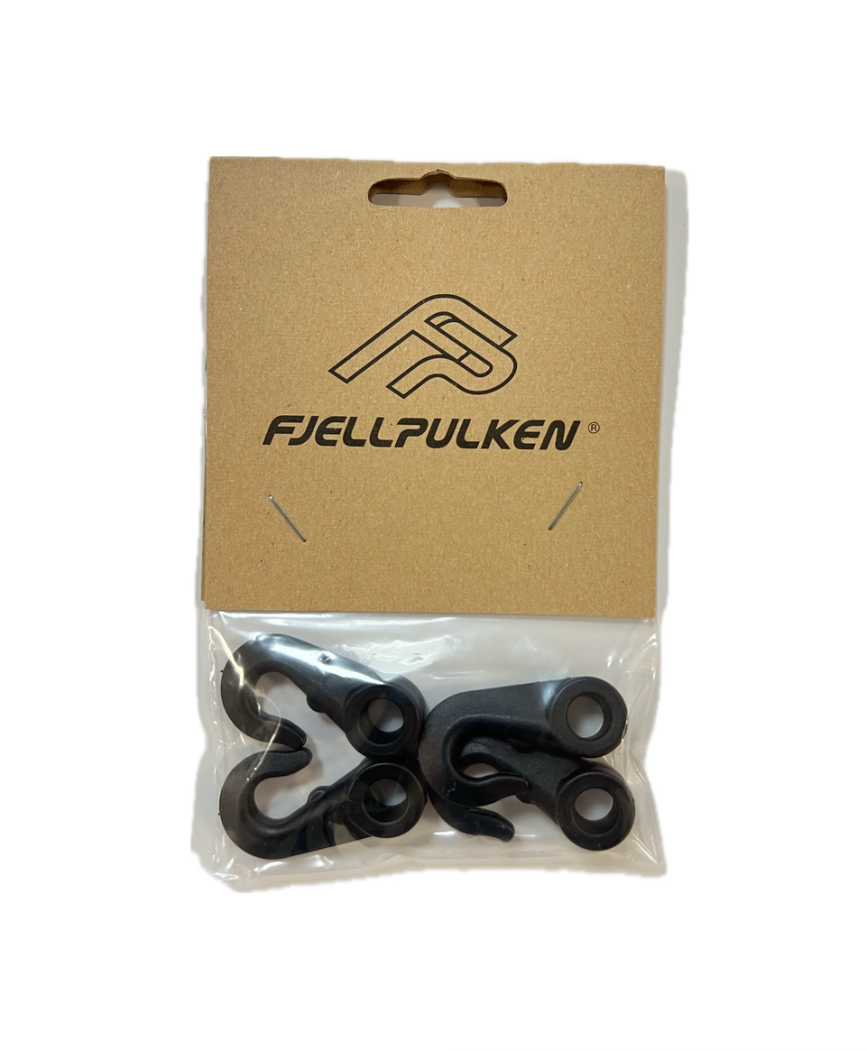FJELLPULKEN PLASTIC HOOKS FOR COVER LACING - MUOVIKOUKUT KUORMAPEITTEEN KIINNITYKSEEN