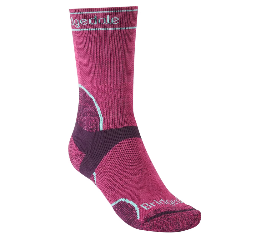 BRIDGEDALE W MW TRAILRUN MERINO SPORT CREW - JUOKSUSUKAT