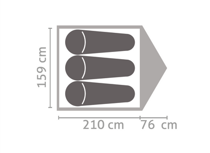 SALEWA ATLAS III TENT - TELTTA
