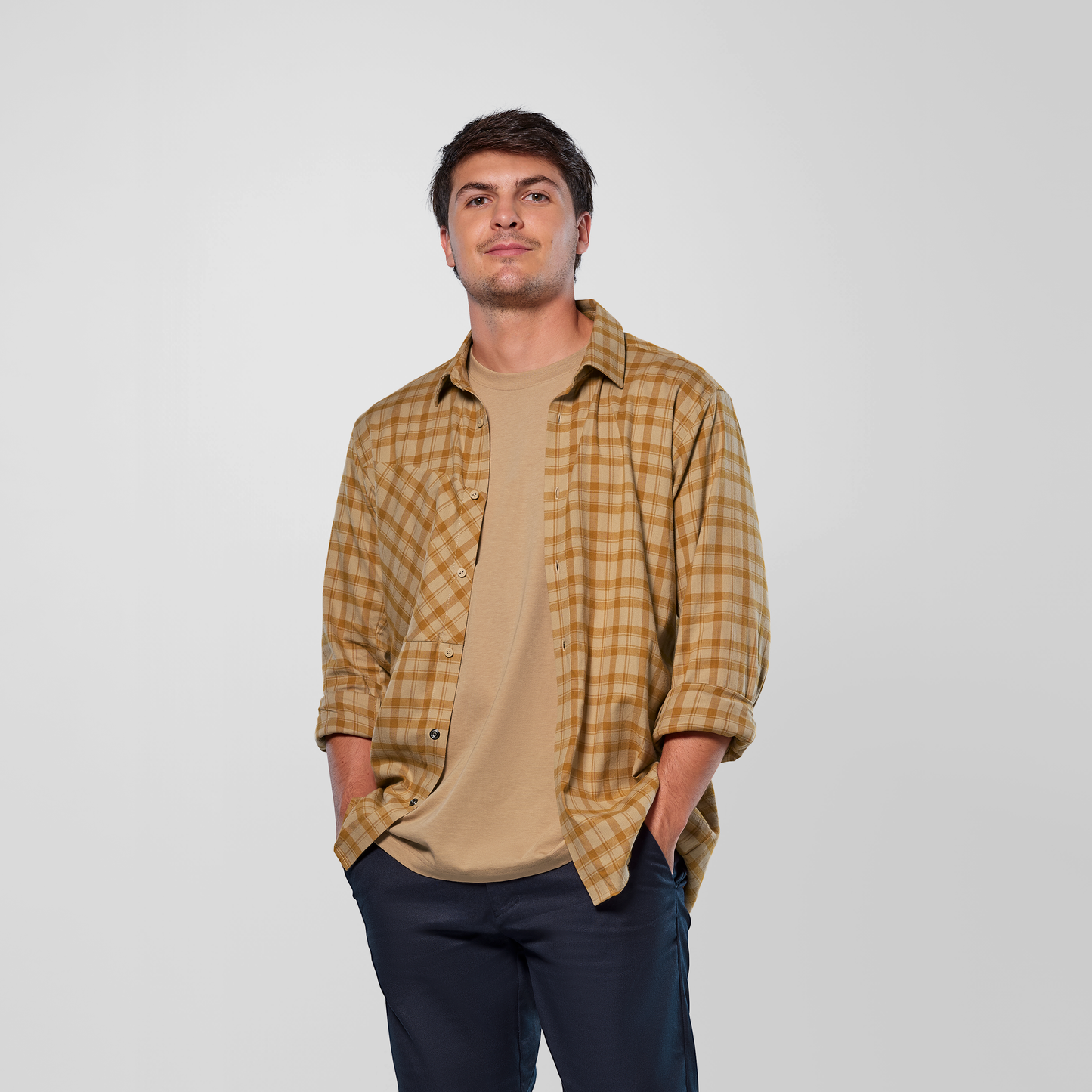 FANES FLANNEL 5PL M L/S SHIRT.
