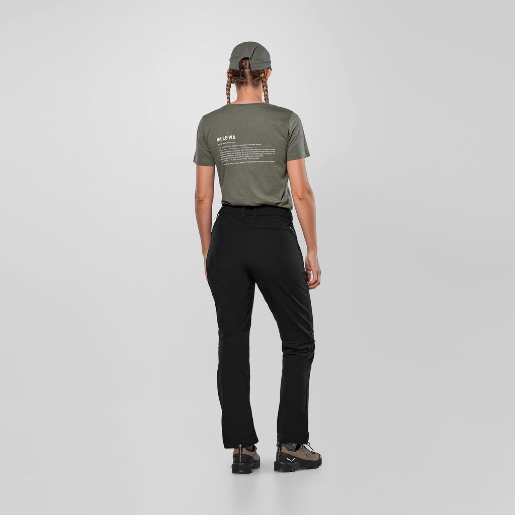 SALEWA PUEZ DOLOMIA 2 PANTS W - SOFT SHELL HOUSUT