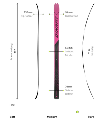 DYNAFIT DNA PRO TOURING SKI - KISASUKSET