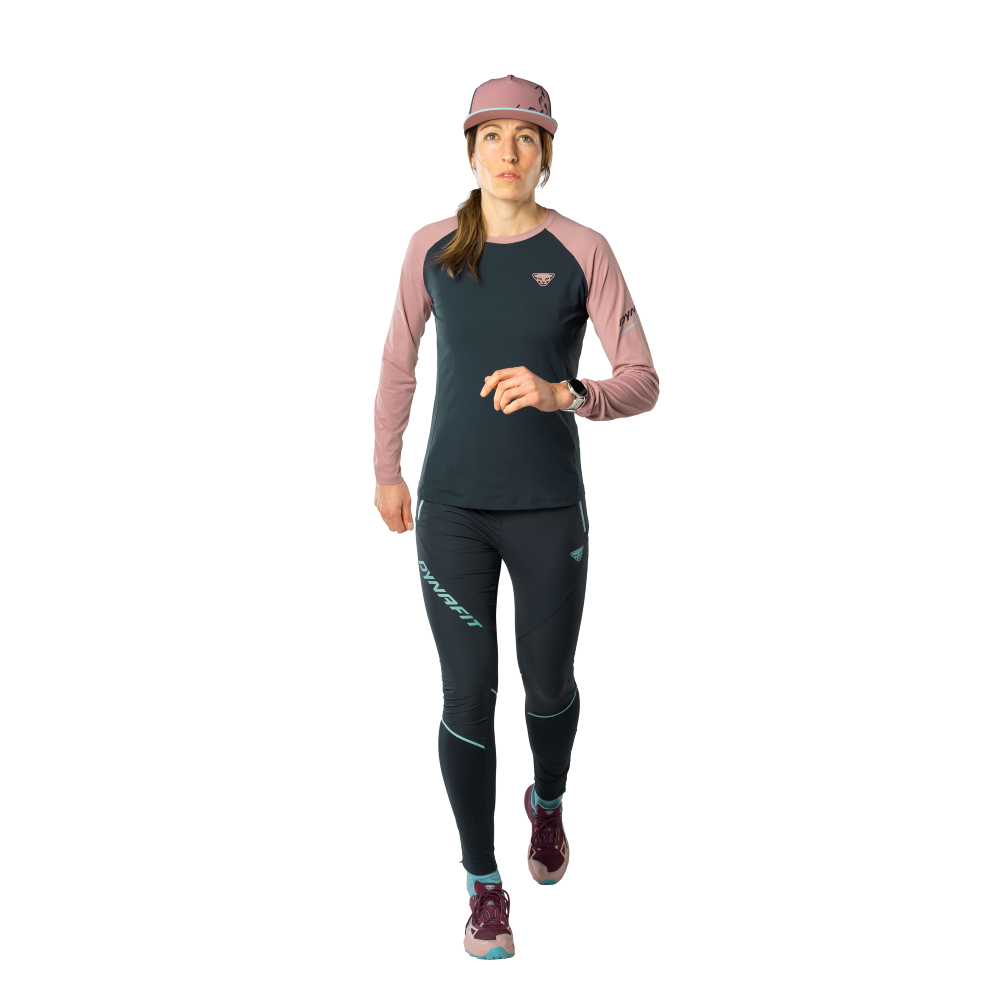 DYNAFIT ALPINE PRO W L/S TEE - JUOKSUPAITA
