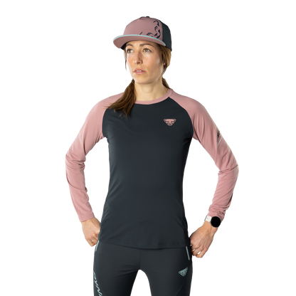 DYNAFIT ALPINE PRO W L/S TEE - JUOKSUPAITA