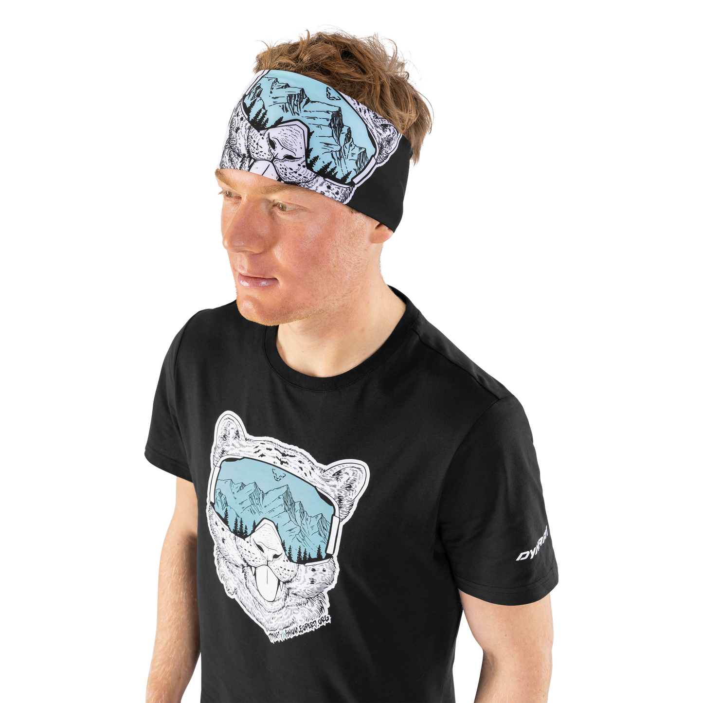 DYNAFIT SNOW LEOPARD CO T-SHIRT M - T-PAITA