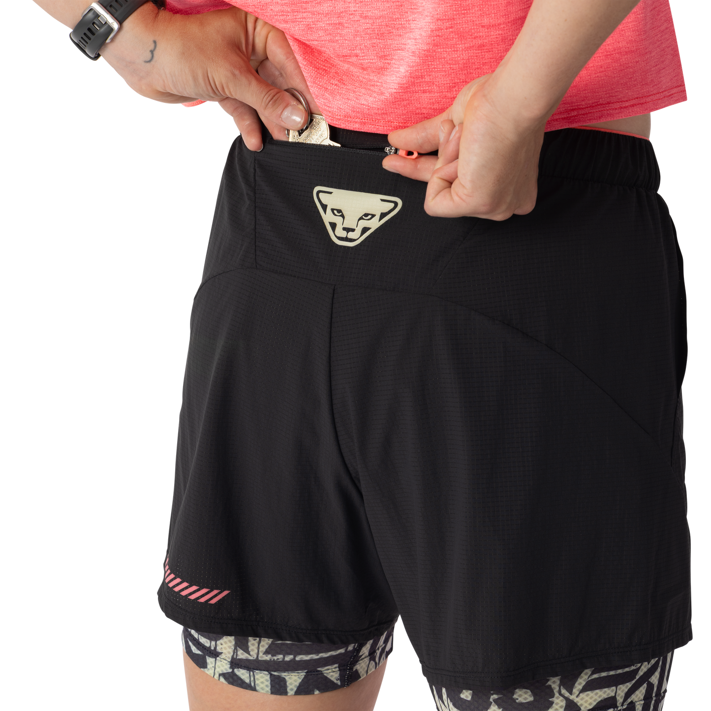 DYNAFIT TRAIL 2IN1 SHORT W - JUOKSUSHORTSIT