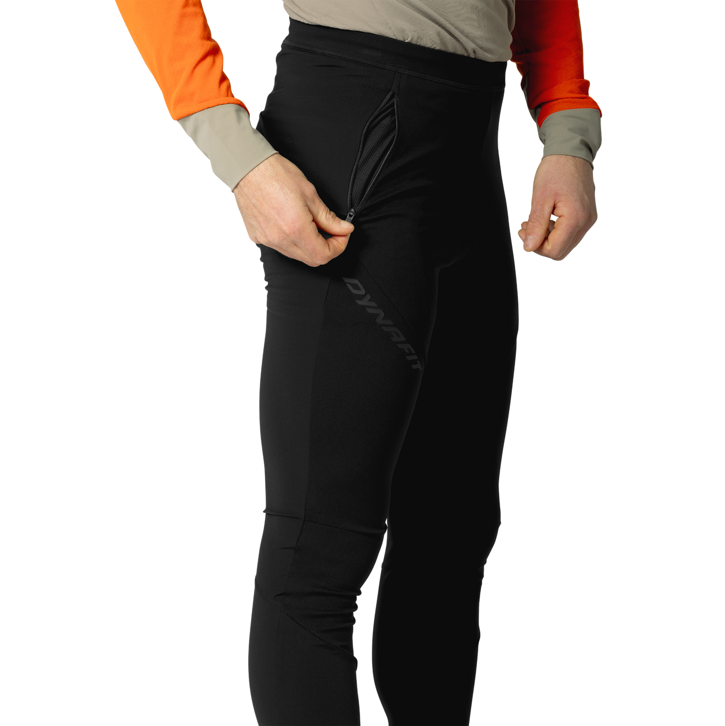 DYNAFIT ALPINE SOFTSHELL HYBRID PNT M - JUOKSUHOUSUT