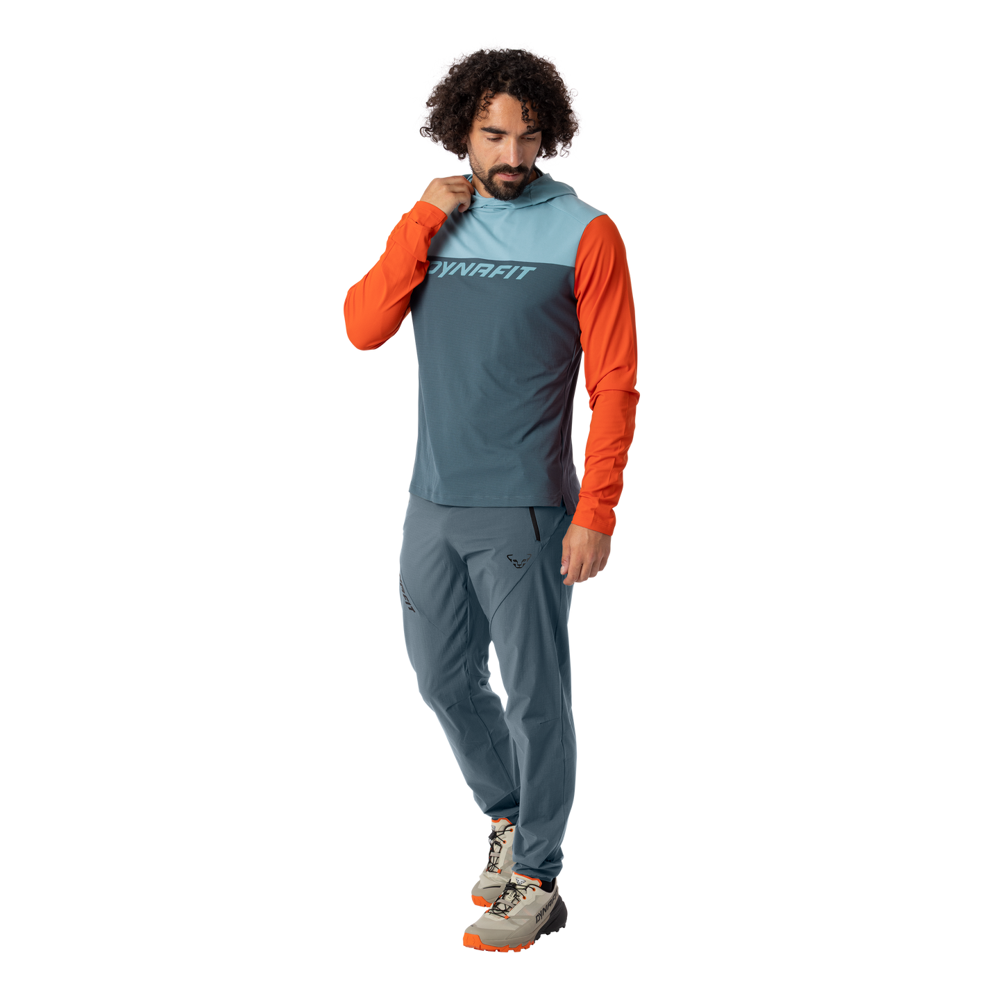 DYNAFIT TRAVERSE SUN HOODY M - HUPPARI UV-SUOJALLA