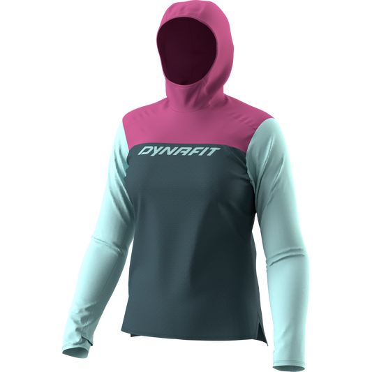 DYNAFIT TRAVERSE SUN  HOODY W - HUPPARI UV-SUOJALLA