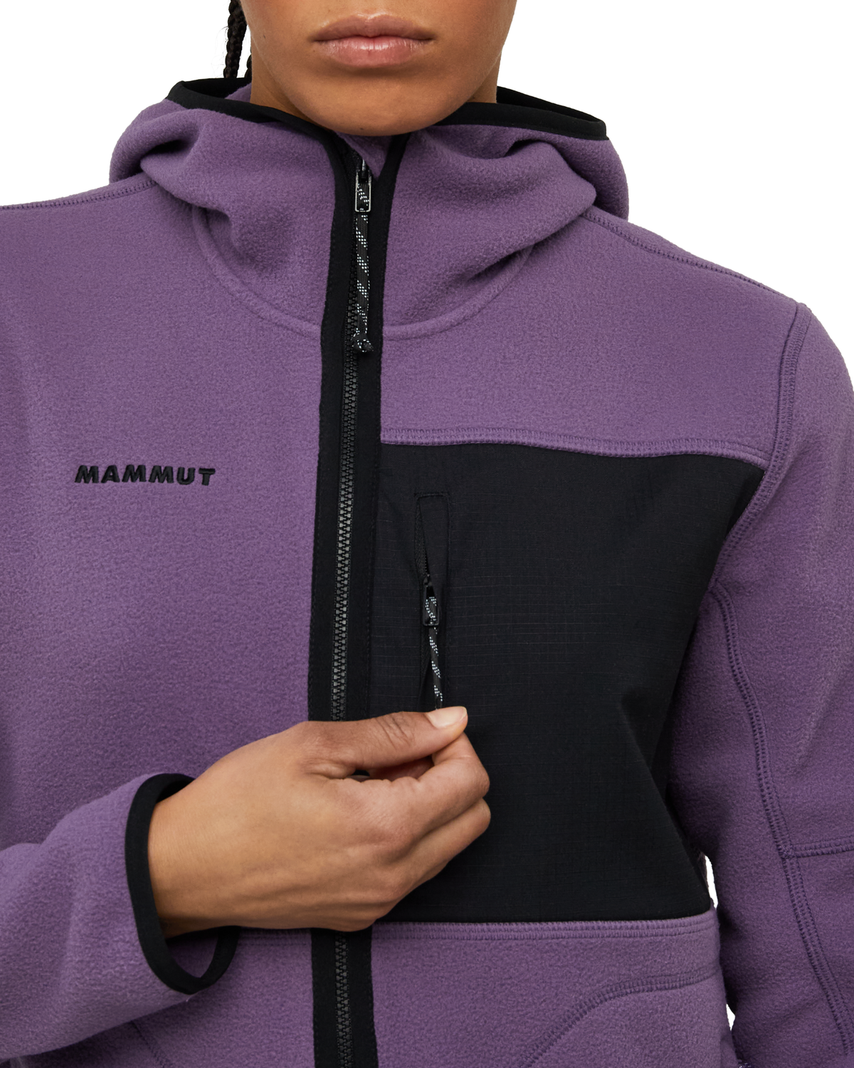 MAMMUT TAMARO ML HOODED JACKET W - FLEECETAKKI