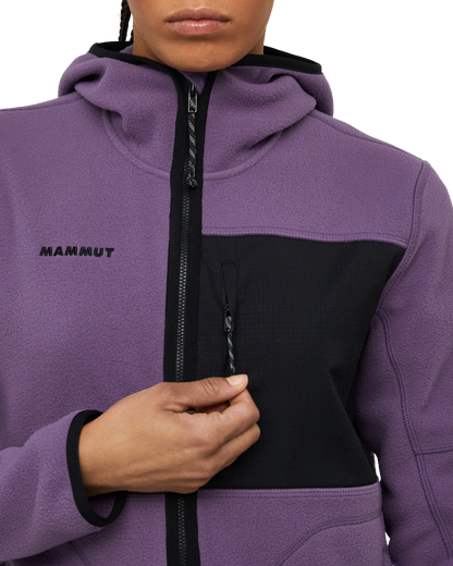 MAMMUT TAMARO ML HOODED JACKET W - FLEECETAKKI