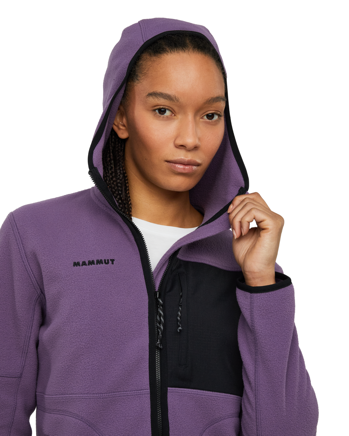 MAMMUT TAMARO ML HOODED JACKET W - FLEECETAKKI