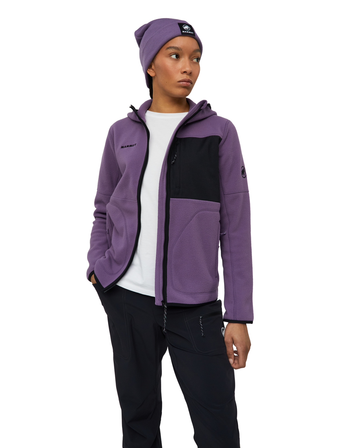 MAMMUT TAMARO ML HOODED JACKET W - FLEECETAKKI