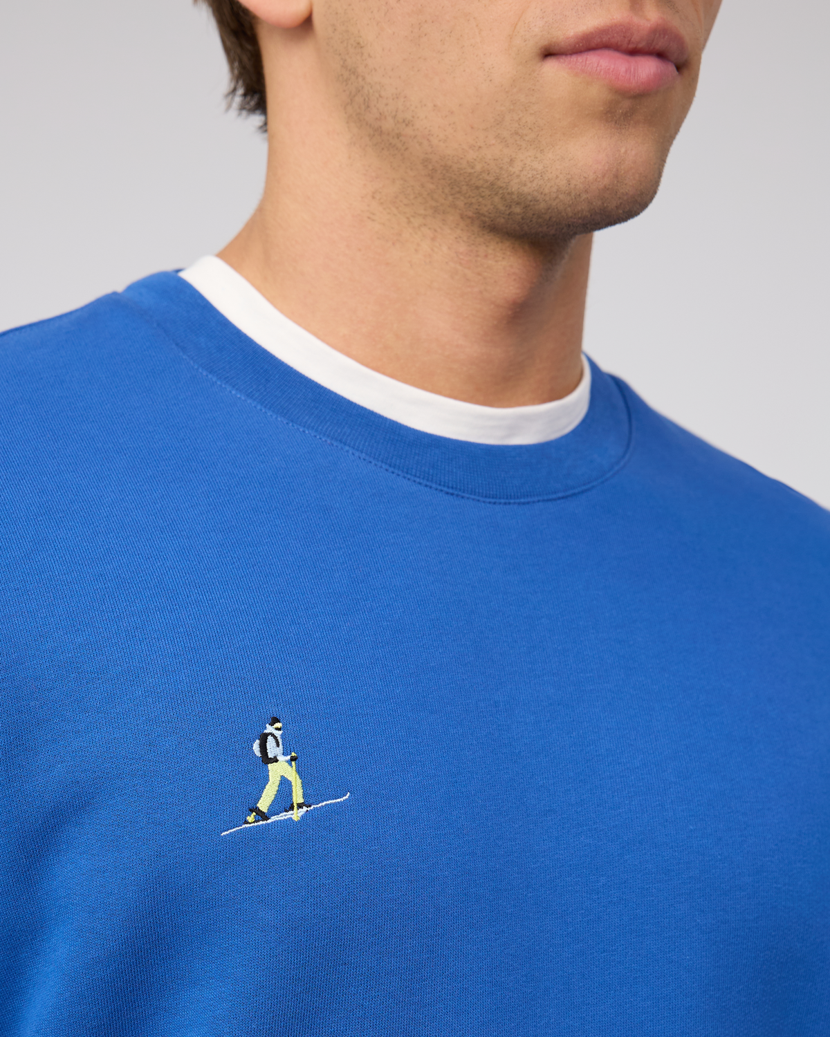 MAMMUT BASE ML CREW NECK MEN SKI TOUR - COLLEGEPUSERO