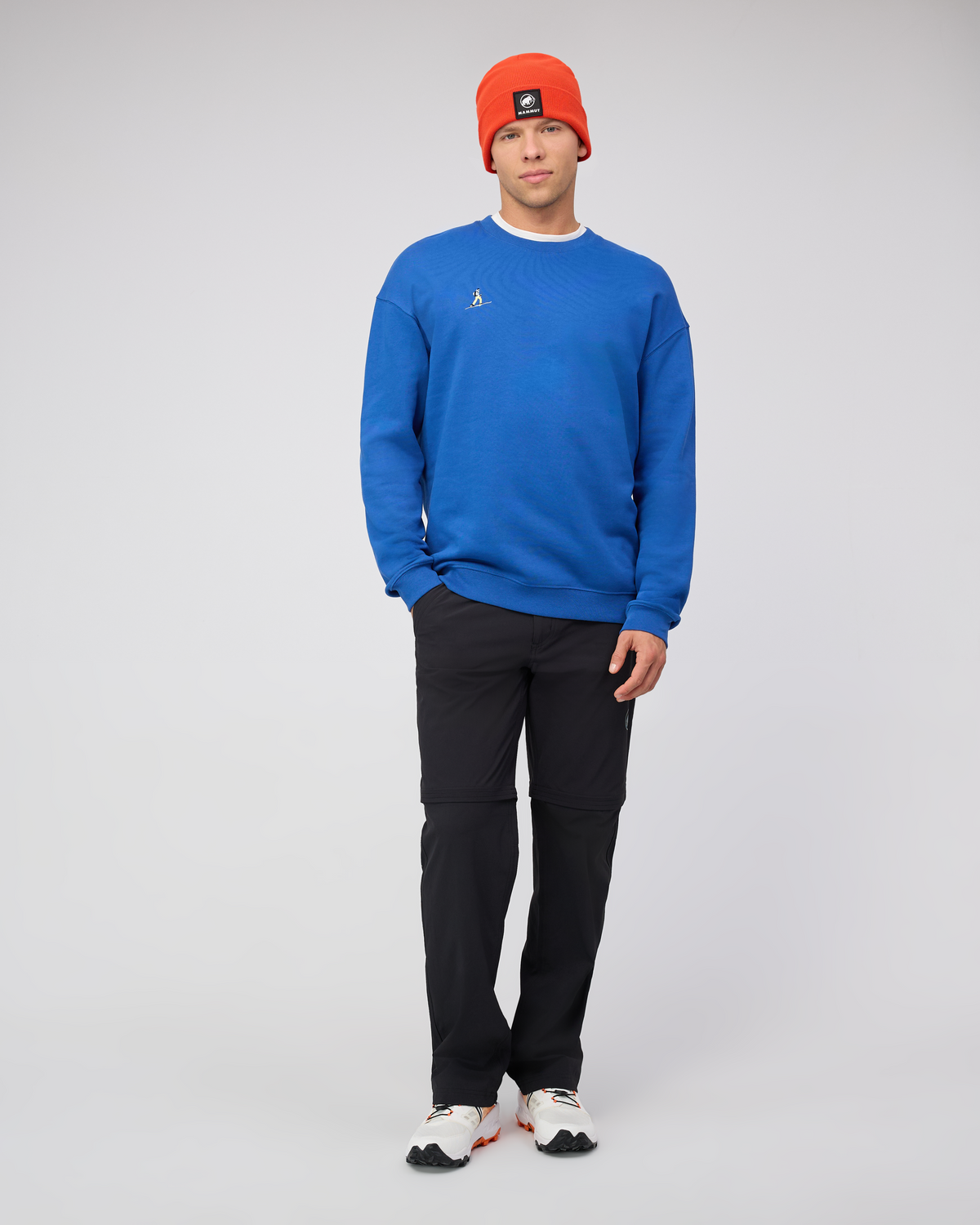 MAMMUT BASE ML CREW NECK MEN SKI TOUR - COLLEGEPUSERO