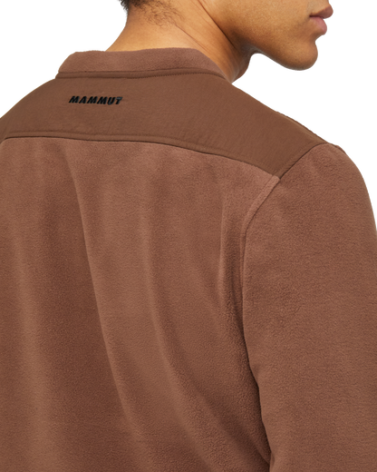 MAMMUT MOONSTONE LIGHT ML HYBRID CREW NECK - FLEECEPAITA