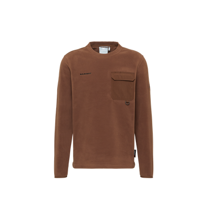 MAMMUT MOONSTONE LIGHT ML HYBRID CREW NECK - FLEECEPAITA