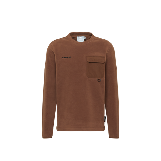 MAMMUT MOONSTONE LIGHT ML HYBRID CREW NECK - FLEECEPAITA