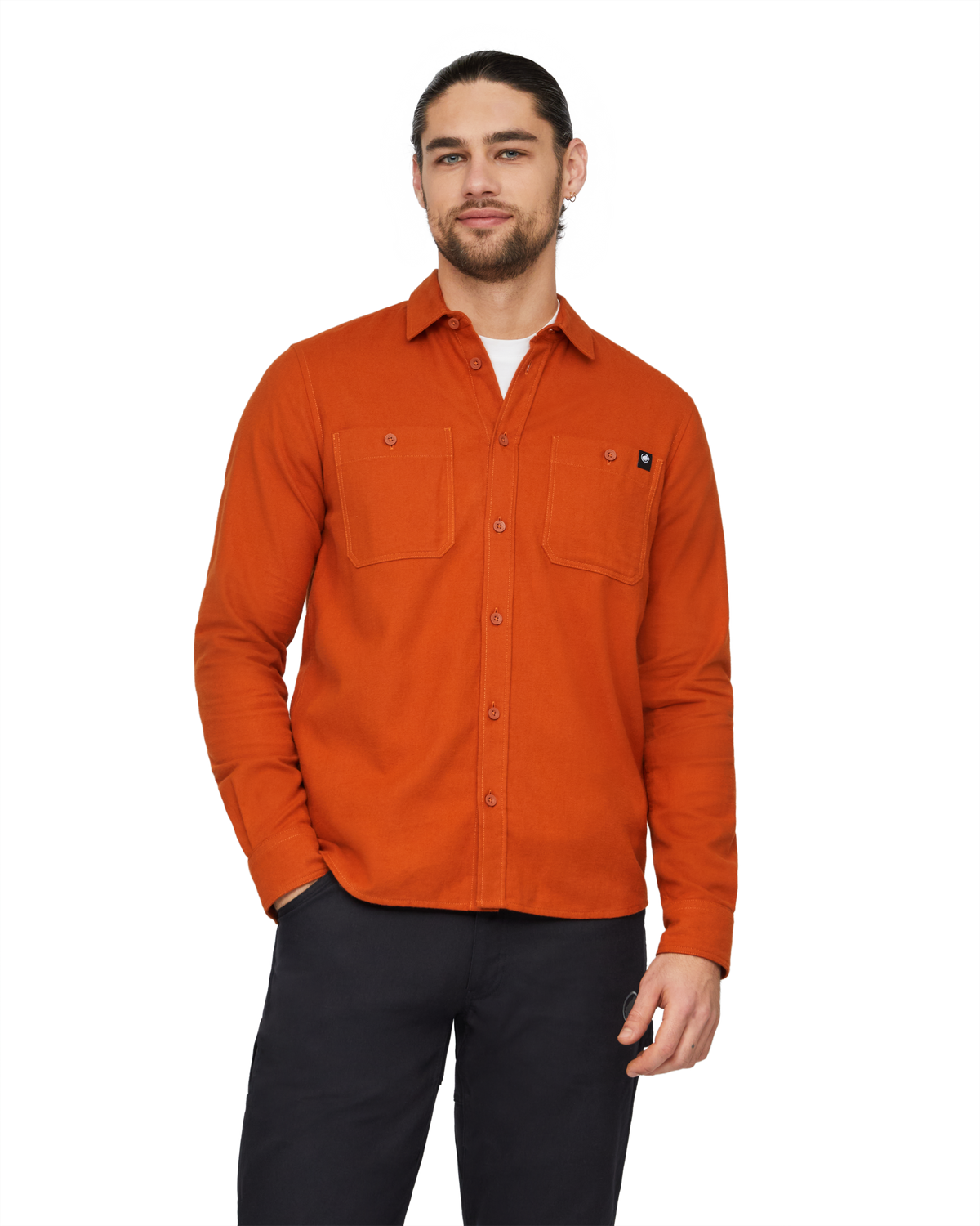 MAMMUT ALVRA PLAIN LONGSLEEVE SHIRT MEN - FLANELLIPAITA