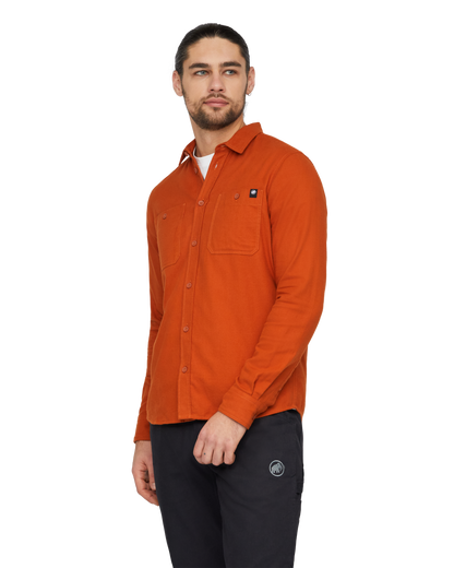MAMMUT ALVRA PLAIN LONGSLEEVE SHIRT MEN - FLANELLIPAITA