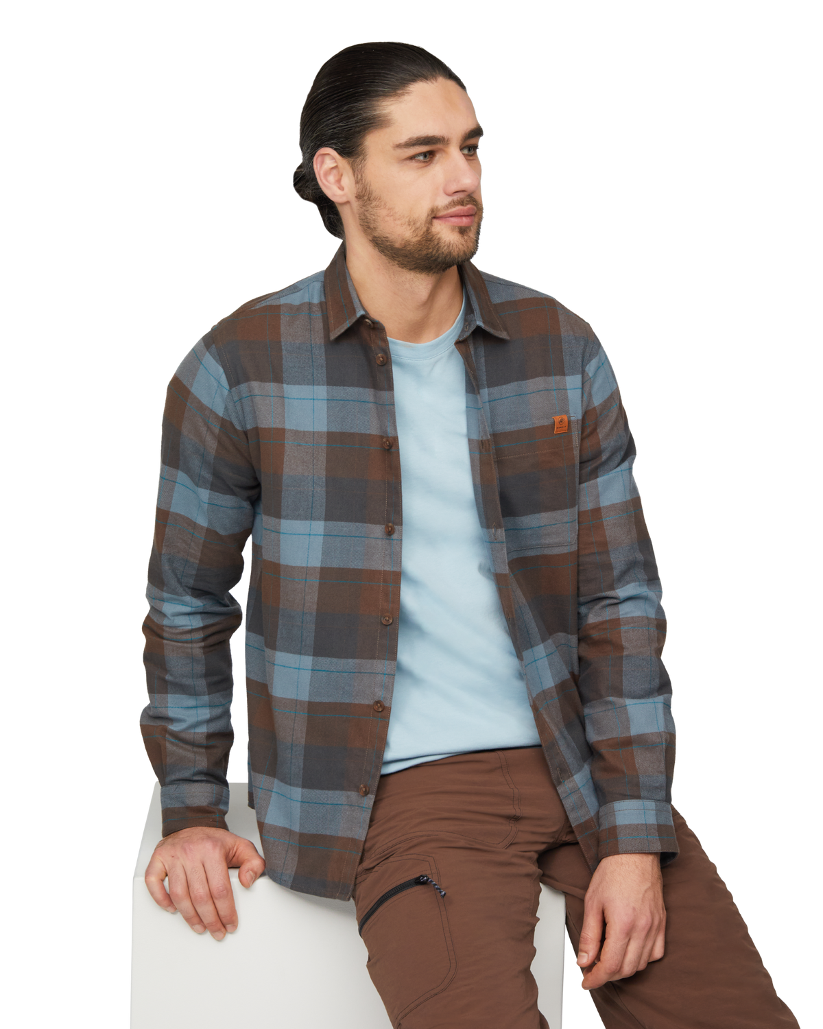 MAMMUT TROVAT LONGSLEEVE SHIRT MEN - FLANELLIPAITA