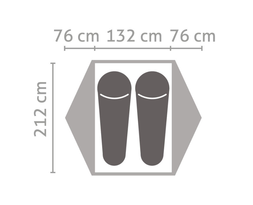 SALEWA LATITUDE II TENT - TELTTA