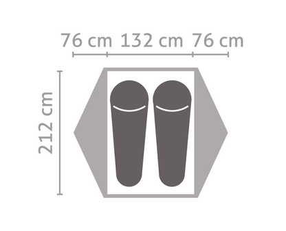 SALEWA LATITUDE II TENT - TELTTA