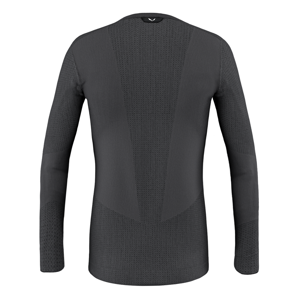 SALEWA ZEBRU MED WARM AMR M L/S TEE - TEKNINEN MERINOALUSPAITA