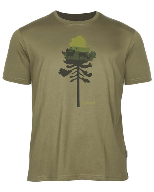 PINEWOOD FINNVEDEN RECYCLED OUTDOOR T-SHIRT - T-PAITA