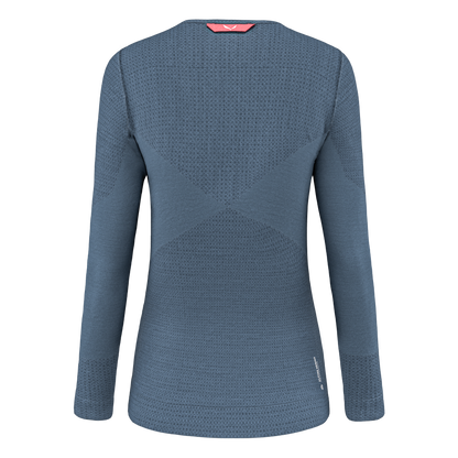 SALEWA ZEBRU MED WARM AMR W L/S TEE. - TEKNINEN MERINOALUSPAITA