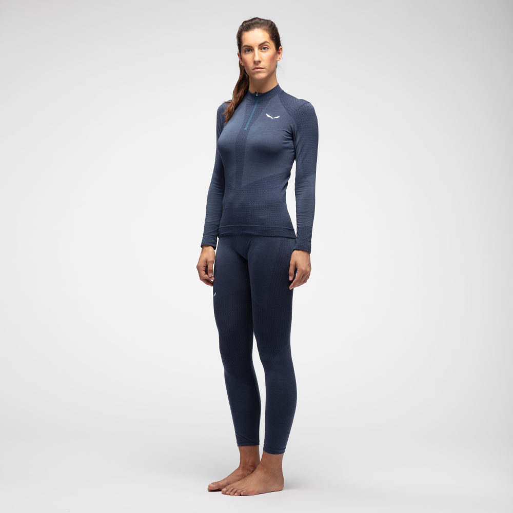 SALEWA ZEBRU MEDIUM WARM AMR W TIGHT. - TEKNISET MERINOALUSHOUSUT