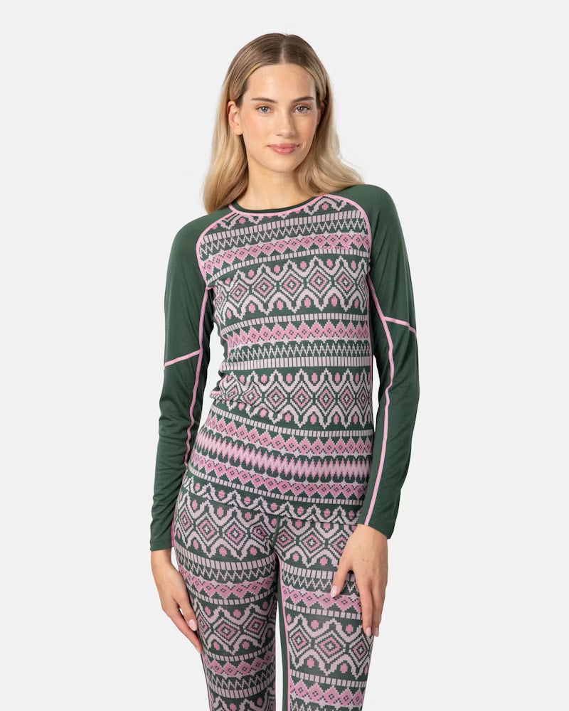 KARI TRAA MALIA LS - MERINOALUSPAITA