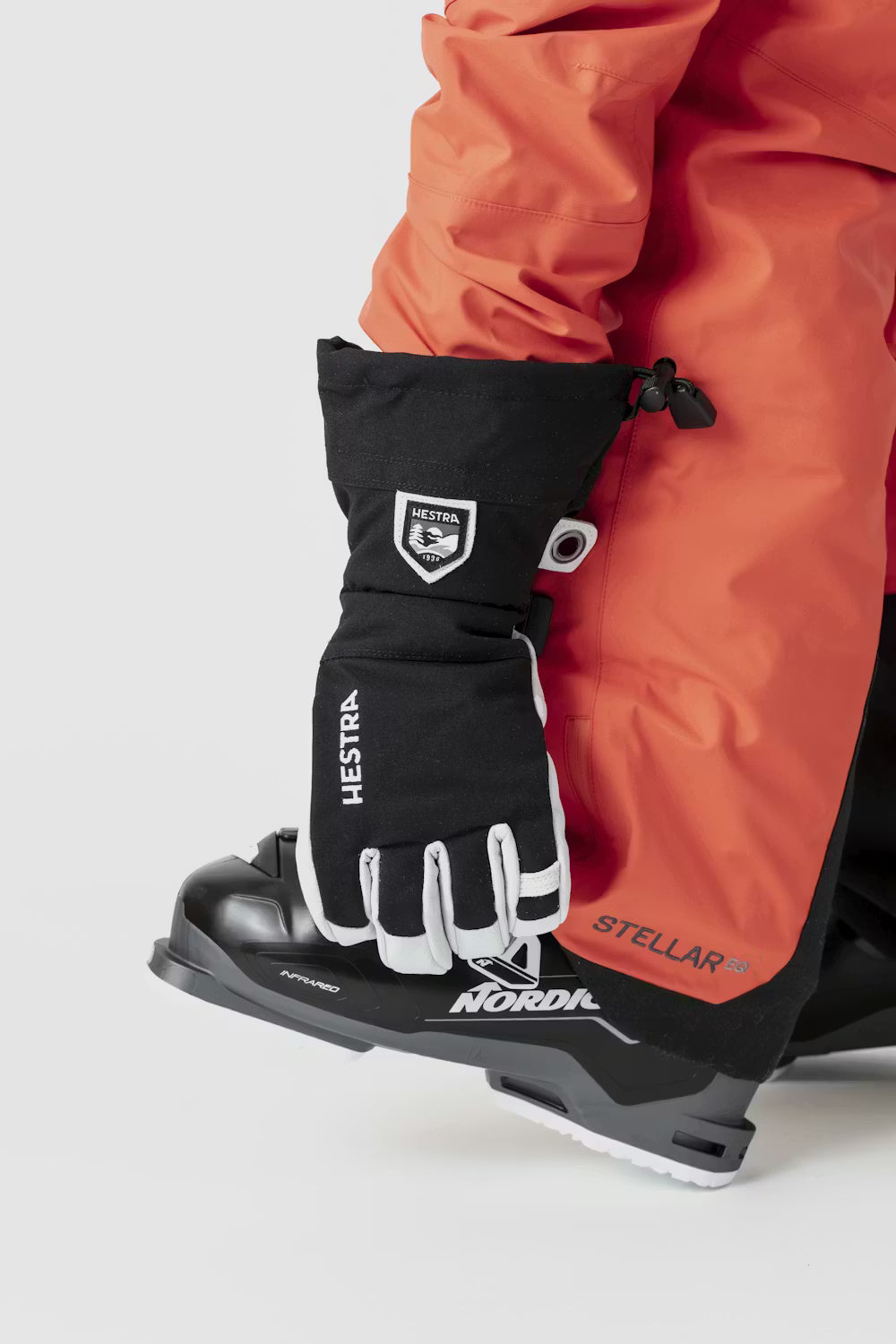 ARMY LEATHER HELI SKI 5-FINGER - LASKUHANSKAT
