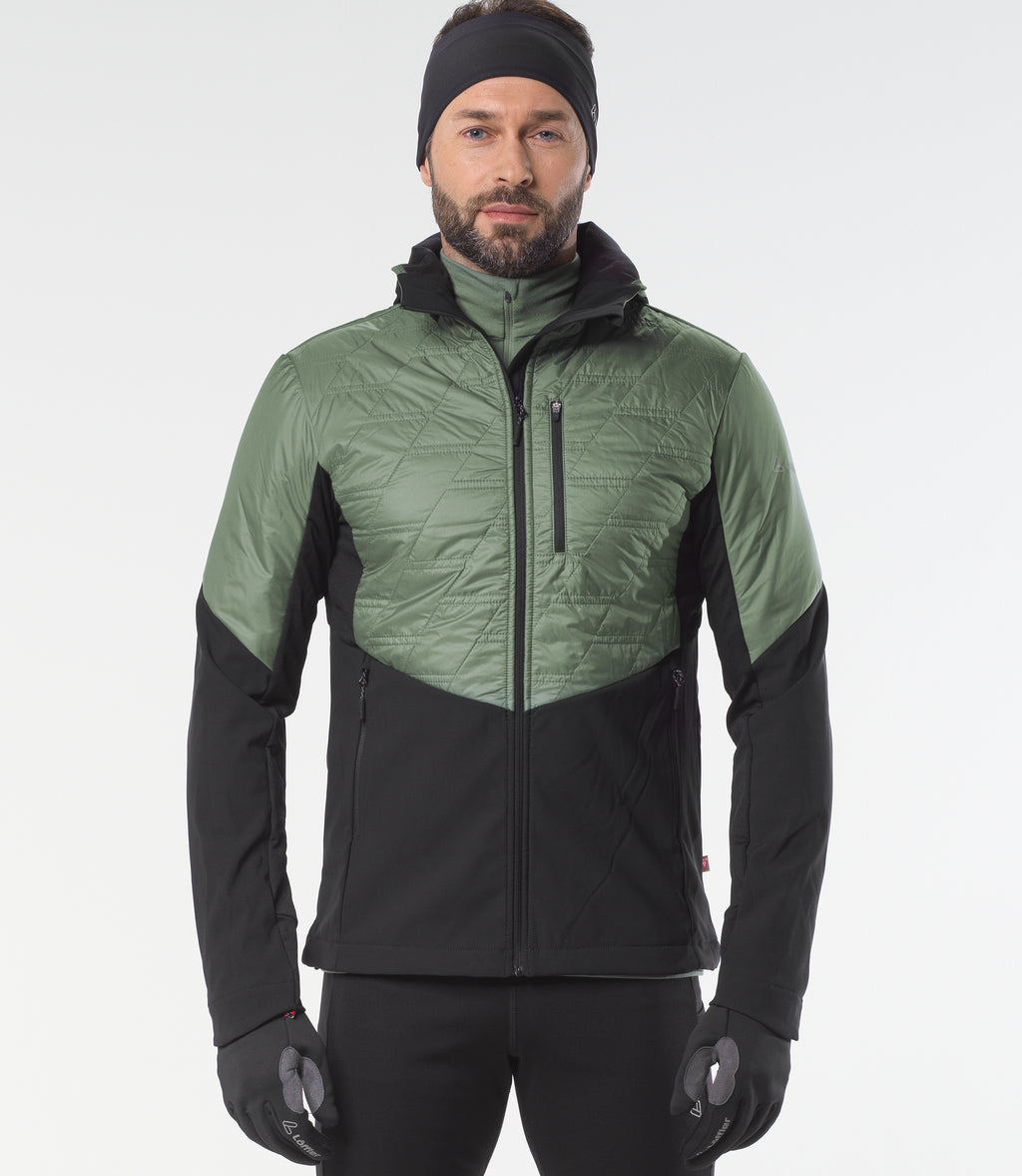 LÖFFLER M HOODED HYBRIDJACKET ALEX PL60 - HYBRIDITAKKI