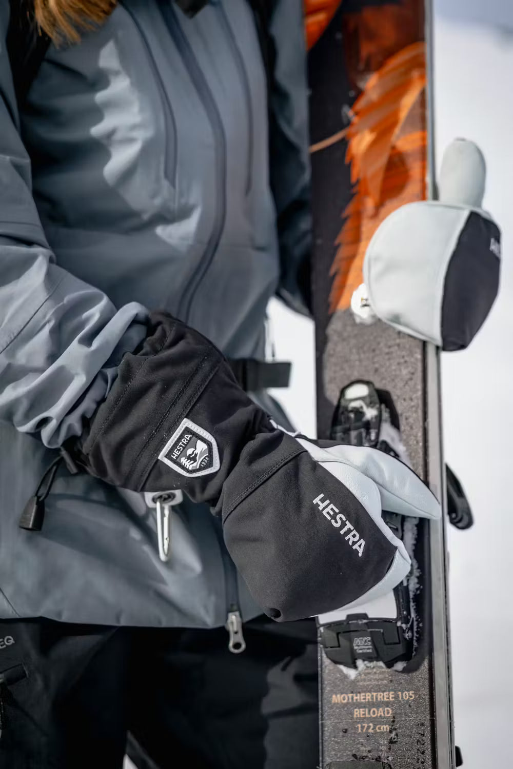 HESTRA ARMY LEATHER HELI SKI MITT - LASKUHANSKAT