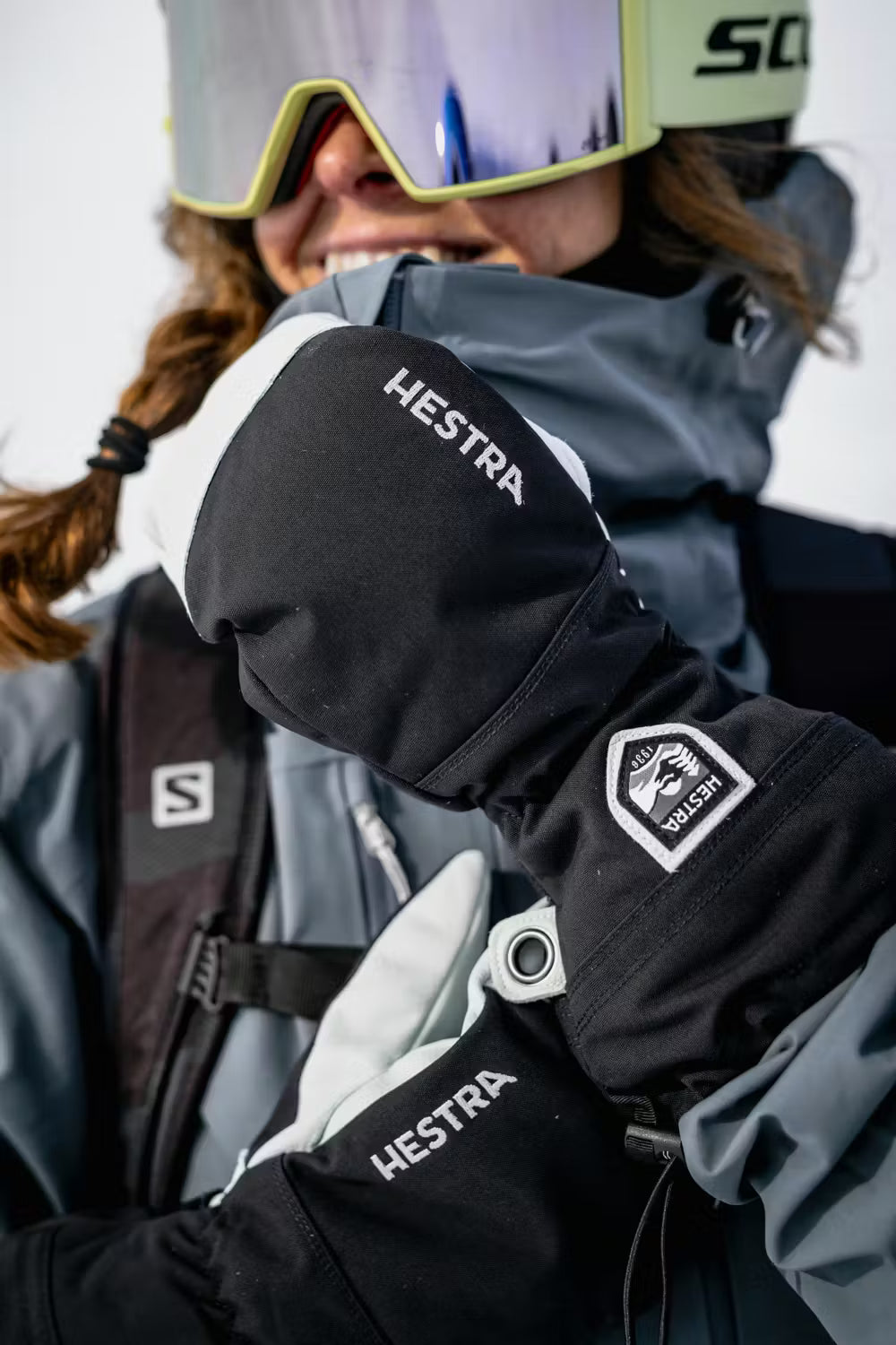 HESTRA ARMY LEATHER HELI SKI MITT - LASKUHANSKAT