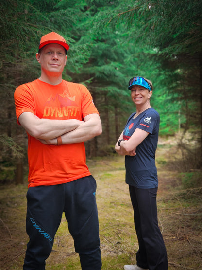DYNAFIT TRANSALPET GRAPHIC TEE - NUTS VIRALLINEN TAPAHTUMAPAITA
