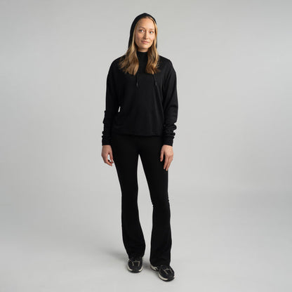 NORTH OUTDOOR EDLA MERINO HOODIE W - CROPATTU MERINOHUPPARI