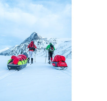FJELLPULKEN XPLORER 188 INCL SHAFT AND HARNESS PRO - VAELLUSAHKIO, SIS AISAT JA VALJAAT