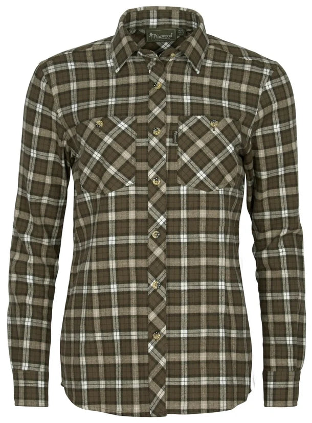 PINEWOOD HÄRJEDALEN SHIRT W - FLANELLIPAITA