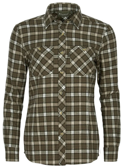 PINEWOOD HÄRJEDALEN SHIRT W - FLANELLIPAITA