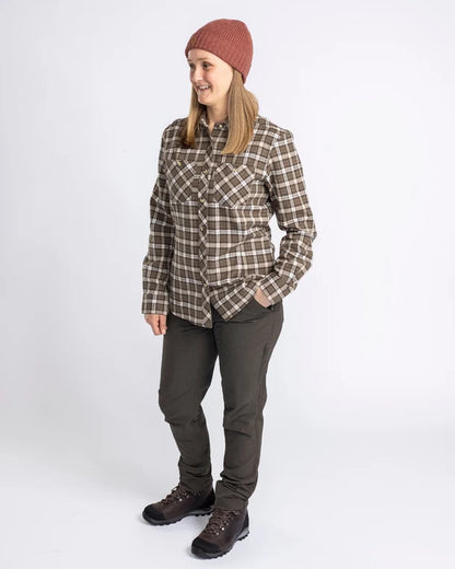 PINEWOOD HÄRJEDALEN SHIRT W - FLANELLIPAITA