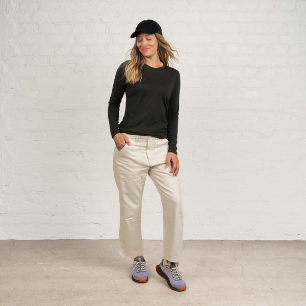 NORTH OUTDOOR JULIA MERINO LONG-T W - PITKÄHIHAINEN MERINO T-PAITA