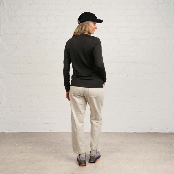 NORTH OUTDOOR JULIA MERINO LONG-T W - PITKÄHIHAINEN MERINO T-PAITA
