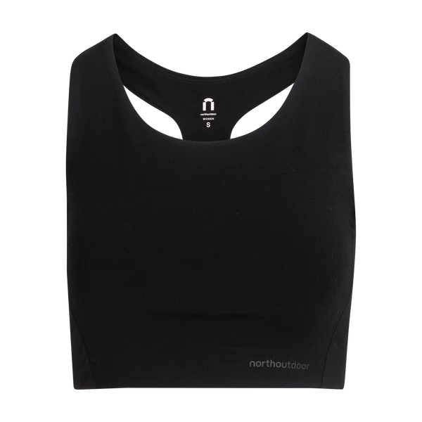 NORTH OUTDOOR LENA MERINO BRA TOP W - MERINOTOPPI
