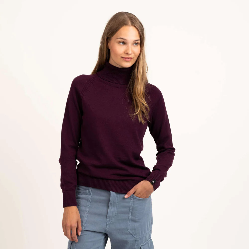 NORTH OUTDOOR HALLA MERINO SWEATER W - MERINOVILLANEULE