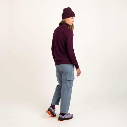 NORTH OUTDOOR HALLA MERINO SWEATER W - MERINOVILLANEULE